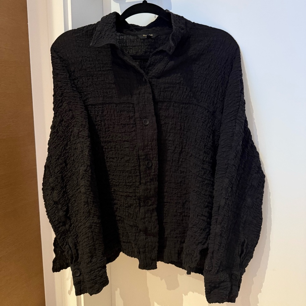 Massimo Dutti black shirt